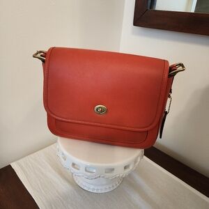 Coach Rambler Crossbody/Shoulder Bag EUC Color: Mango